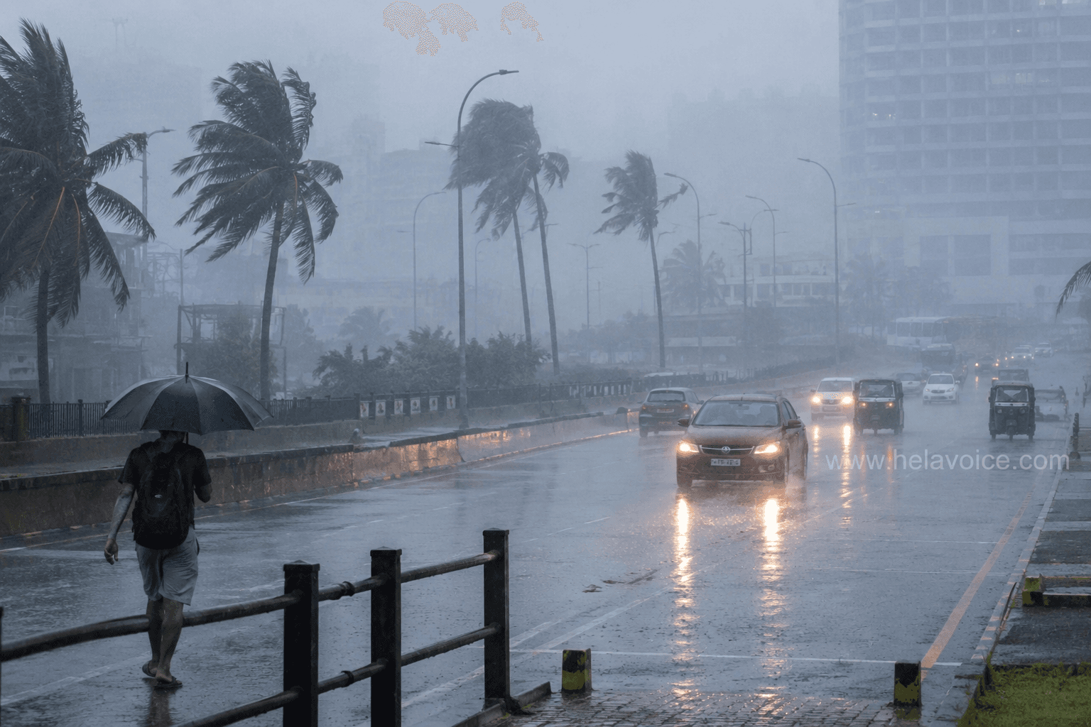අඩුපීඩන කලාපය ඉදිරි පැය 48 තුළ දිවයිනෙන් ඉවතට