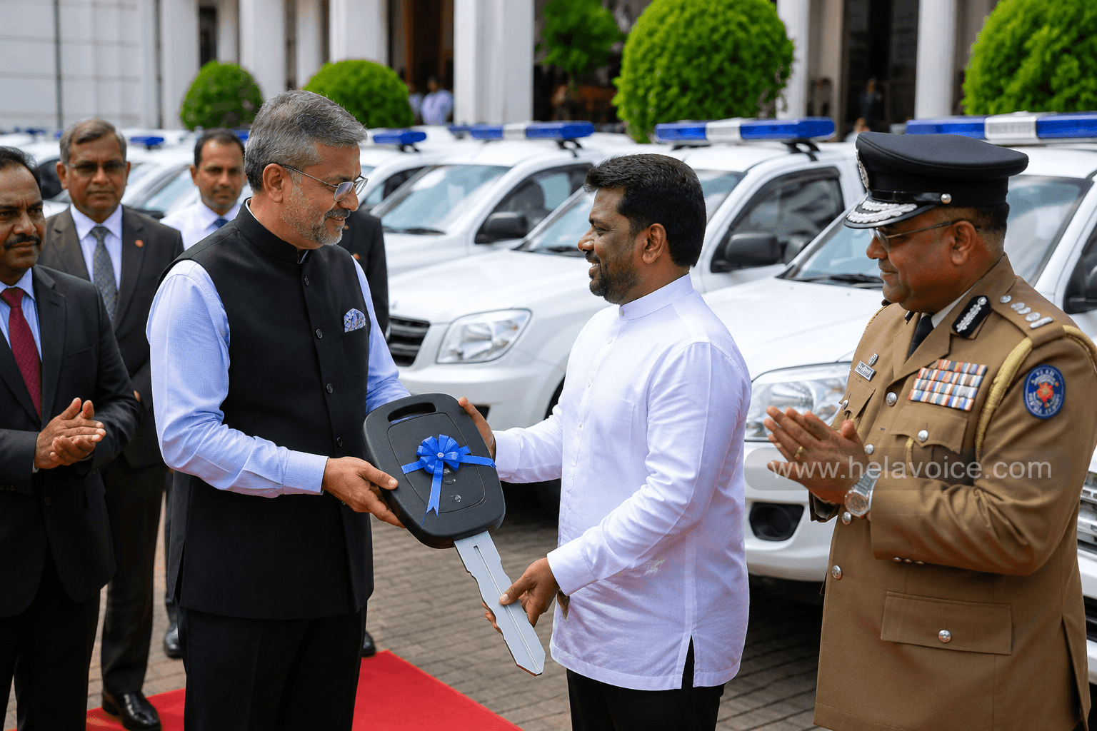 India Donates 134 Police Cabs to Strengthen Northern Province Operations