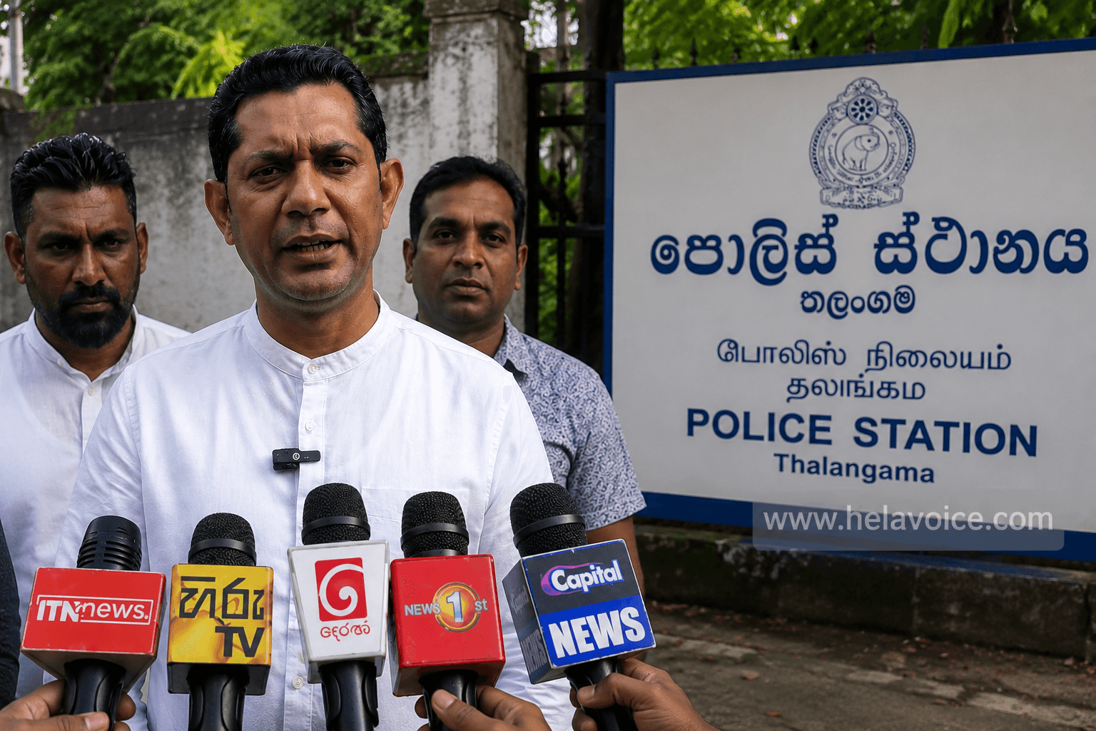 “අසූචි ප්රහාරය” ගැන කියන්න සුගීෂ්වර ඇතුළු පිරිස පොලීසියට කැඳවයි