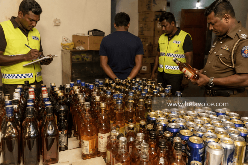 Man Arrested in Wellawatta for Illegal Liquor Sales