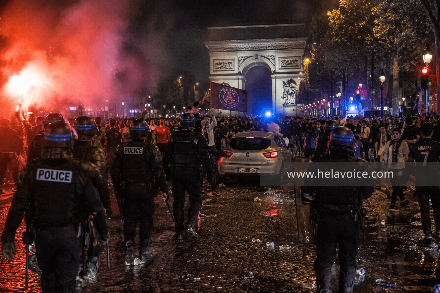 Over 200 Injured and Hundreds Arrested After Champions League Celebration Turns Violent in France