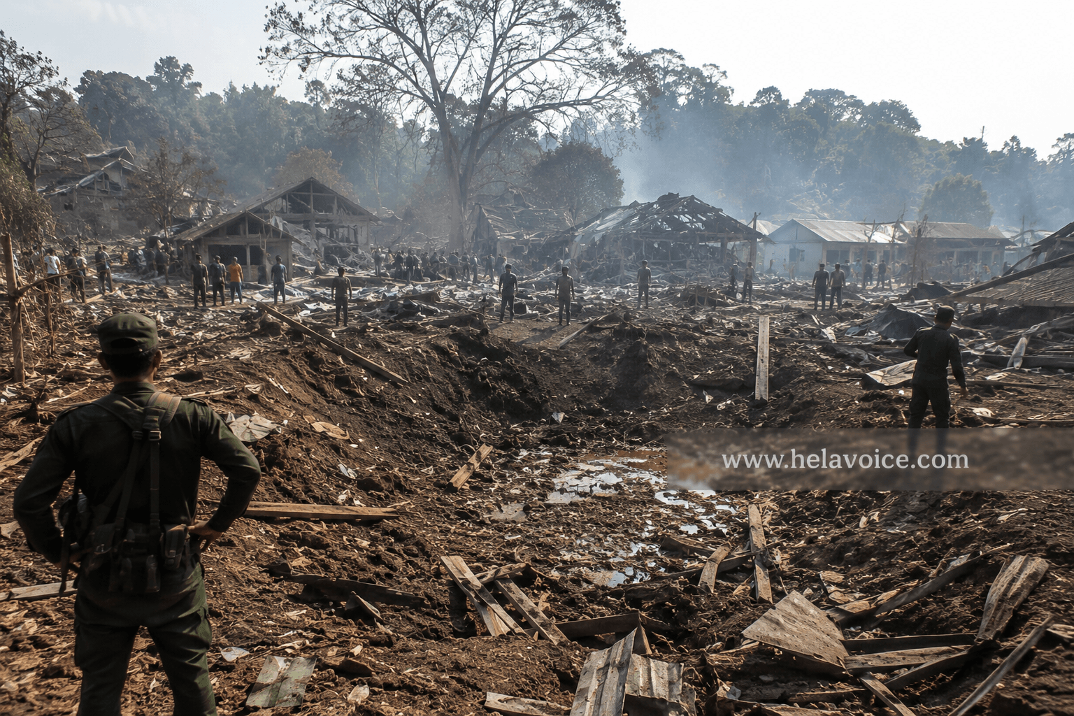 Huge Explosion Kills Dozens in Rebel-Controlled Village in Myanmar