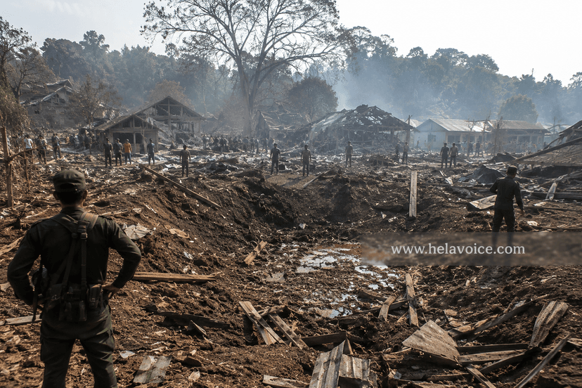 Huge Explosion Kills Dozens in Rebel-Controlled Village in Myanmar